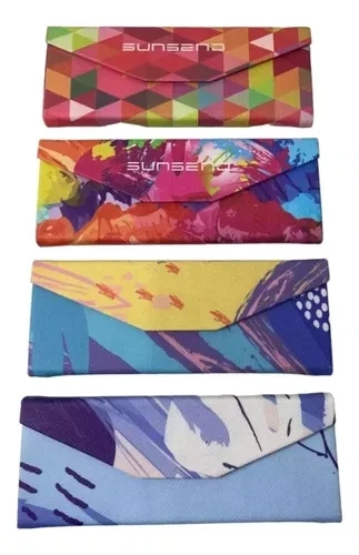 Estuches Con Diseños Coloridos Para Lentes O Gafas De Sol