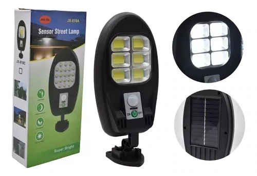 Foco Solar Luz Led Exterior Con Sensor Metal Iluminaciòn