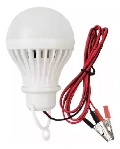 Luz Con Pinza Lampara Led Emergencia 12v 3w Camping