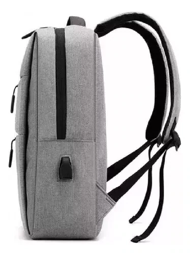 Mochila Urbano Anti Robo Porta Laptop Con Usb Unisex