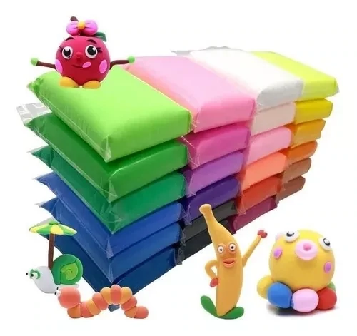 Pack De 24 Masas De Moldear O Plastilina Para Niños