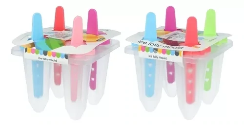 Pack X 4 Moldes Para Helado De Palitos Niños Verano Jta