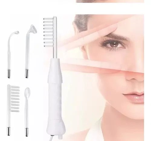 Alta Frecuencia Portatil Facial Corporal 4 Electrodos