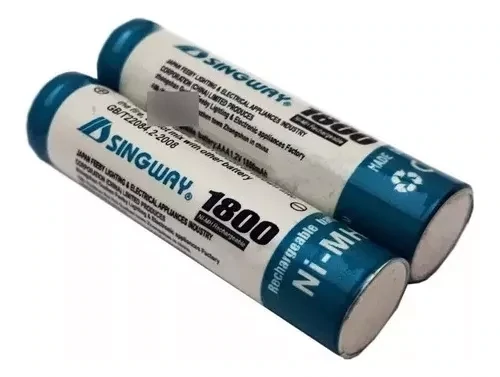 2 Pilas Aaa Recargables 1600 Ma 1.100 Ciclos De Recarga