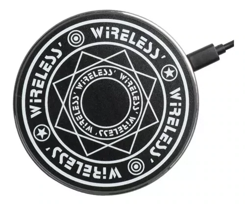 Cargador Inalámbrico Circulo Mágico 10w Almohadilla Qi Jta