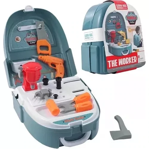 Valija Con Set De Herramientas Mochila 18 Pcs Juguetes Juego