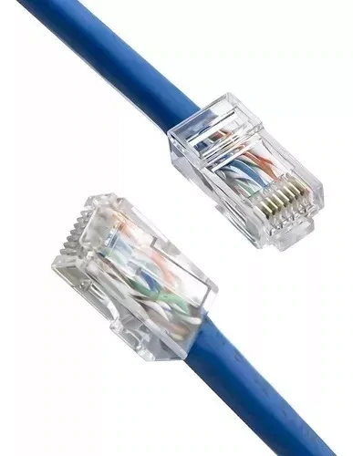 Conector Fichas De Red Rj45 Paquete X 100 Categoría 5 Y 5e