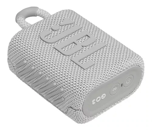Parlante Portátil Con Bluetooth Waterproof Blanco Jbl Go 3