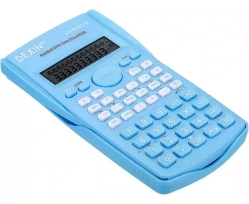Calculadora Científica Estudiar Color Celeste Liceo Dexin