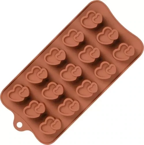 Molde De Silicona Corazones Bombones De Chocolate Dulces