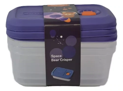 Set De 3 Recipientes Envases Plàsticos Libre Bpa