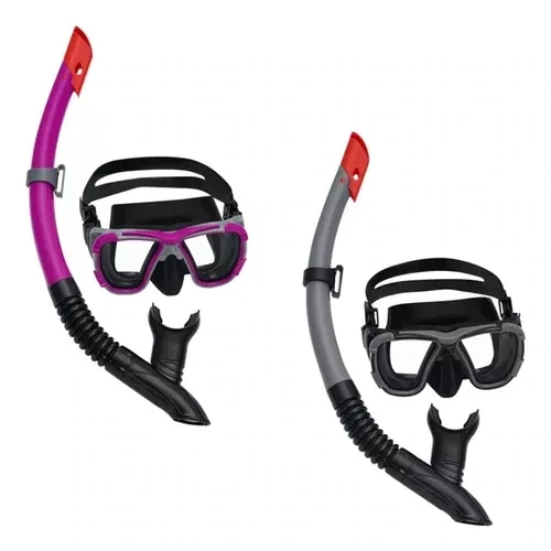 Set Snorkel Y Mascara De Buceo Bestway Ajustable