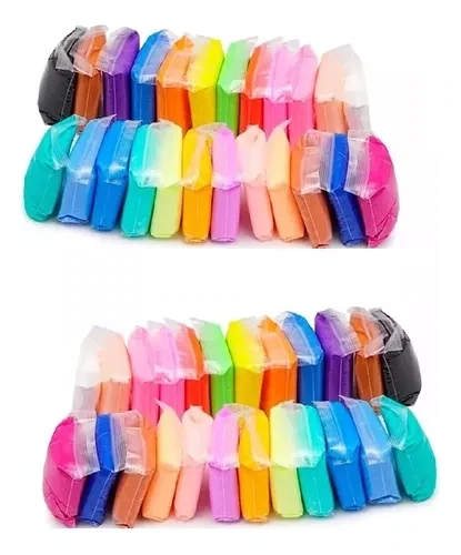 Masa Para Moldear X36 Arcilla Ultraligera Plastilina Infanil