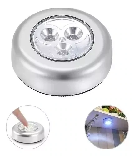 Luz Led Tactil Portatil A Pila De Mesa Pared Ropero