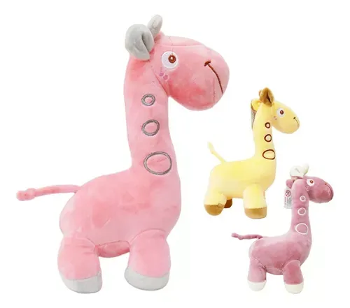 Peluche De Jirafa Diferentes Colores Para Niños De 30 Cm
