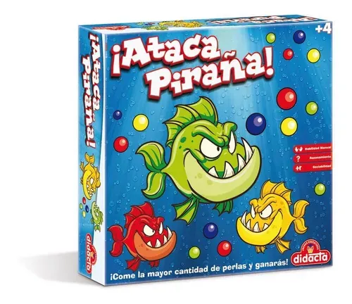 Juego De Mesa Infantil Muy Divertido Ataca Piraña Didacta