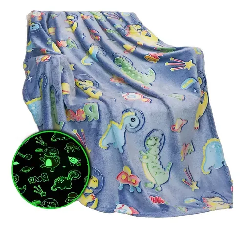 Manta Luminosa . Infantil De Dinosaurios