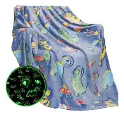Manta Luminosa . Infantil De Dinosaurios