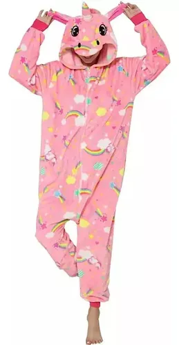 Pijama De Adultos Pijama Diseño Unicornio Enteros De Plush