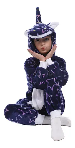 Pijama Unicornio De Niños Pijama Animal Material Plush