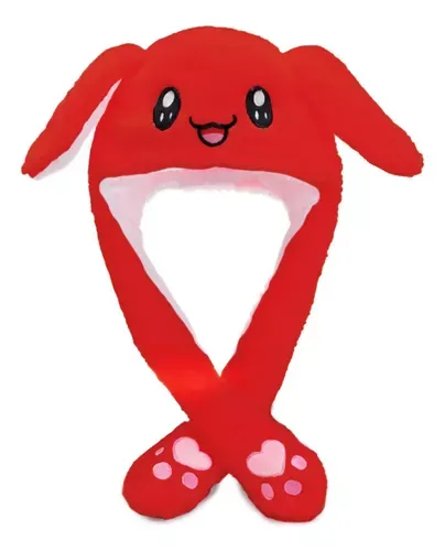 Gorro Diseño Conejo, Con Luz Mas Movimiento D Material Suave