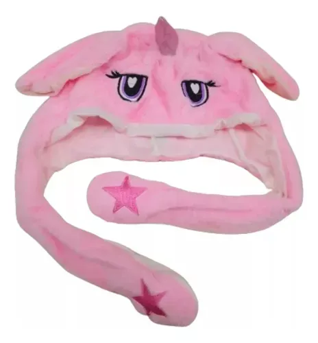 Gorro Forma Unicornio Felpa + Luz Y Movimiento Niños/adultos