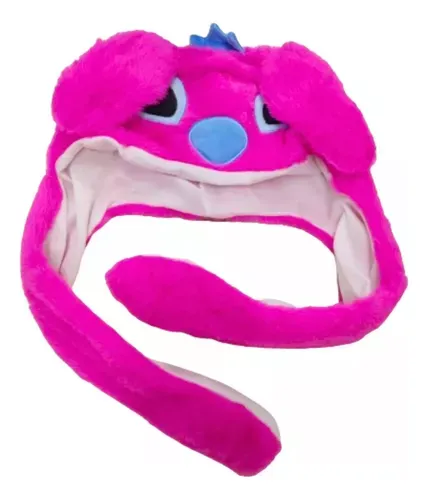 Gorro Forma Alien Fucsia Con Luz Y Movimiento Niños, Adultos