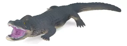 Cocodrilo 44cm De Largo Animal De Goma