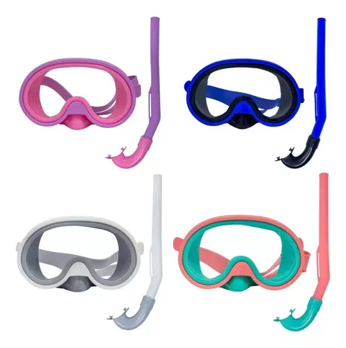 Careta Snorkel Infantil Máscara De Natacion