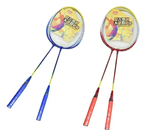 Set Raquetas 2 Piezas. De Bádminton Con Funda