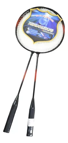 Raqueta Badminton X 2 Set De Raquetas Con Funda