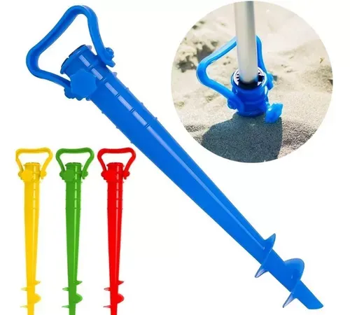 Soporte Colocador Pincho Para Sombrilla Arena Playa Paseos