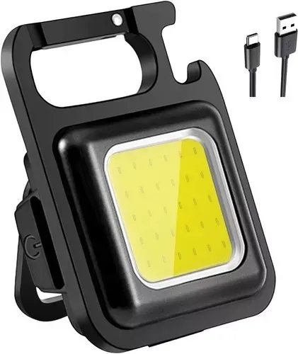 Mini Linterna Potente Portátil De Bolsillo Con Clip Color De La Luz Cálido
