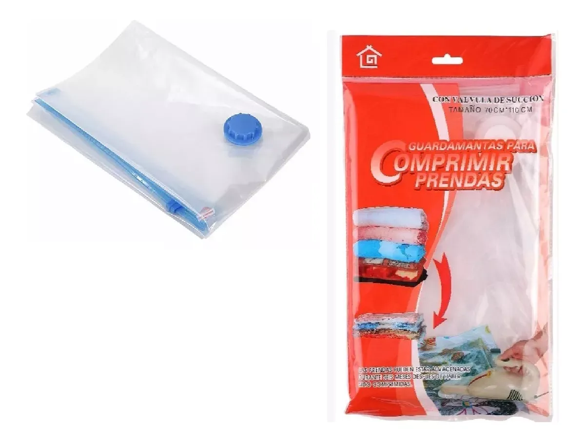 Bolsa Al Vacío, Bolsa De Almacenamiento De 90*120cm. Bolsa De Aspiradora Para Guardar Ropa