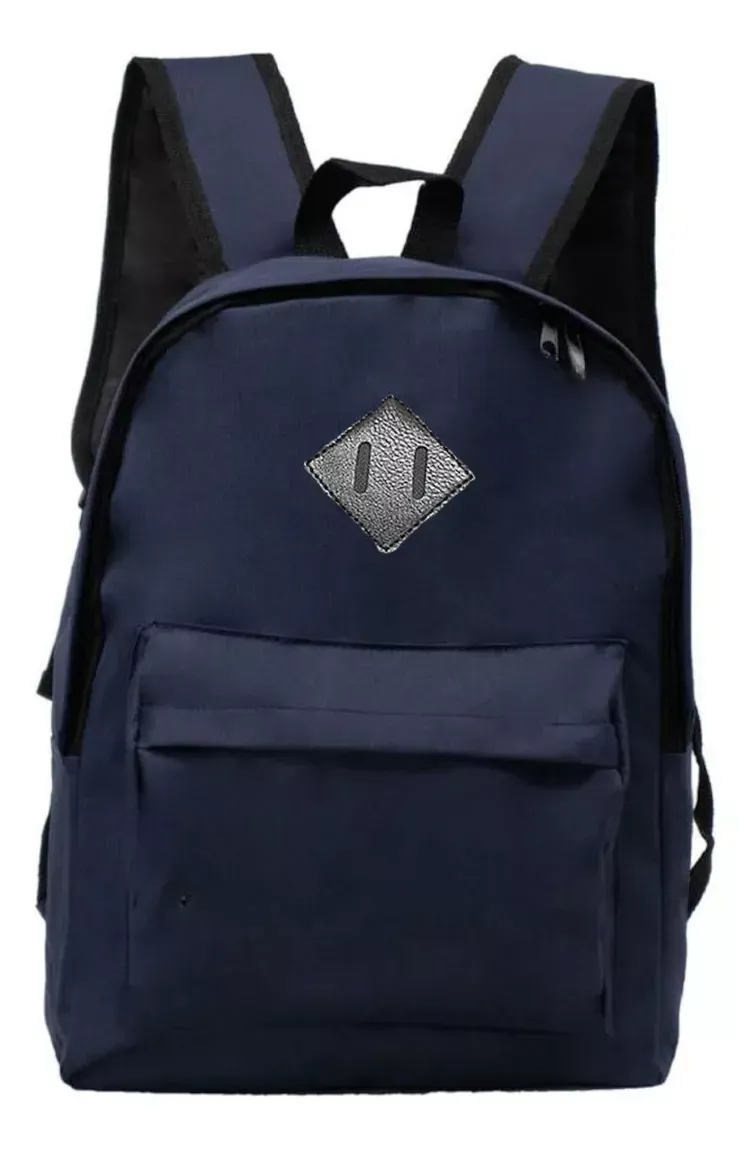 Bolso Morral Hombre/mujer Mochila de lona Juvenil Azul