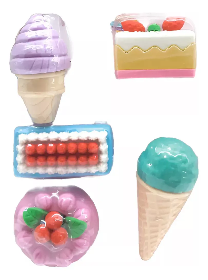 Set De Borradores, Gomas Para Borrar Con Formas  Gomas Infantiles Medidas  4 x 3 cm
