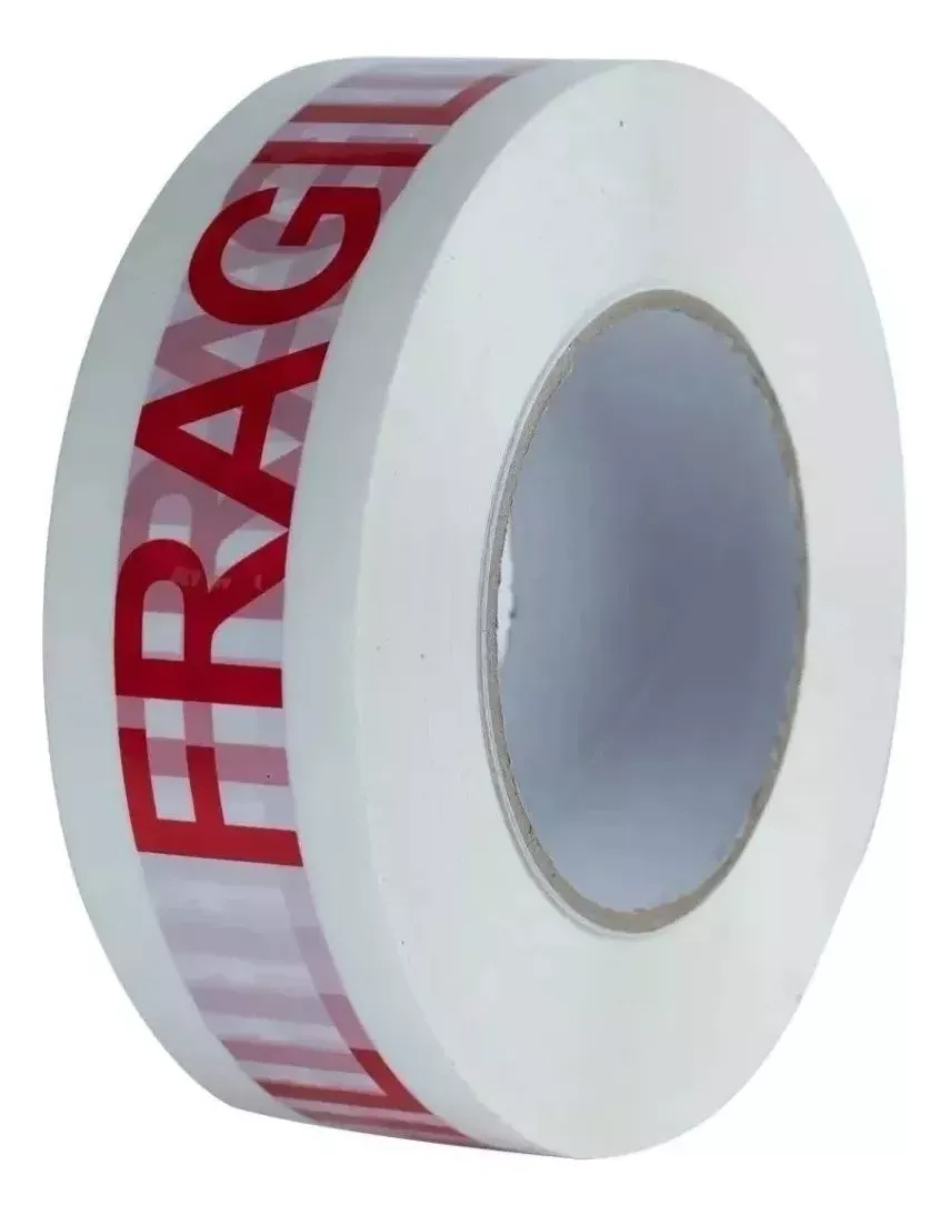 Cinta Frágil 100 M  de longitud De 48mm De Ancho Empaque