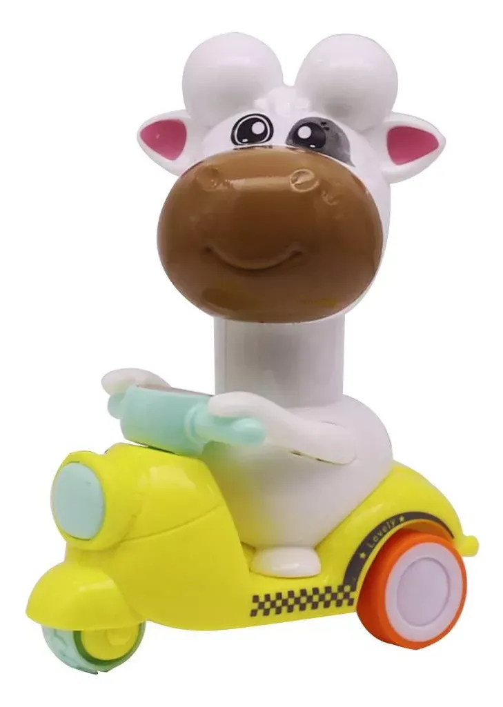 Animalito De Juguete Montando En Motocicleta Con Diseño Jirafa