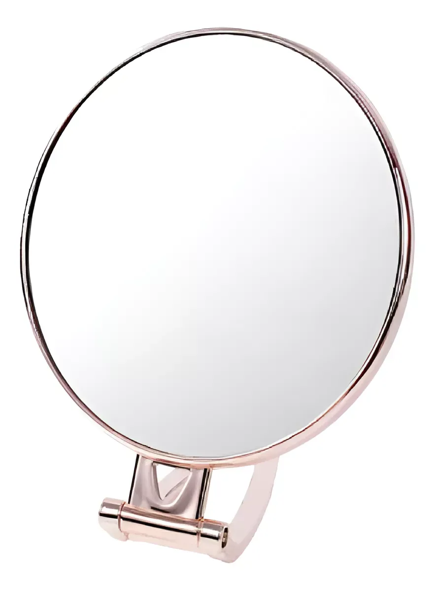 Espejo De Tocador Portátil De Maquillaje, Espejo de Mano Redondo