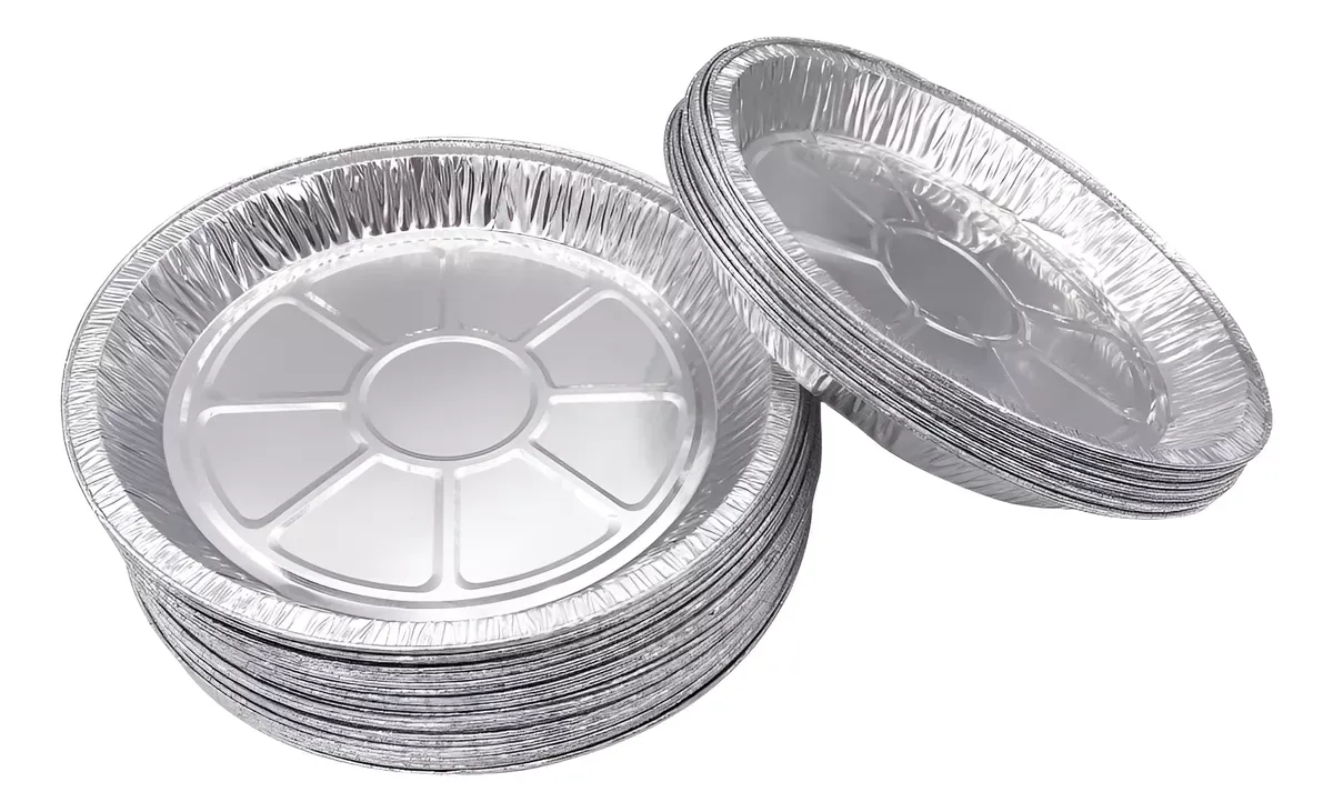Moldes De Papel De Aluminio Para Tartas, Set 50 Unidades