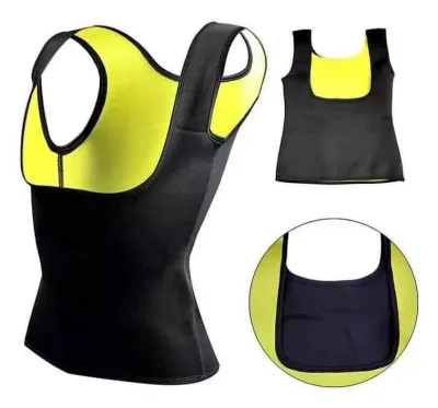 Faja Remera Reductora Musculosa Adelgazante Fitness de Dama