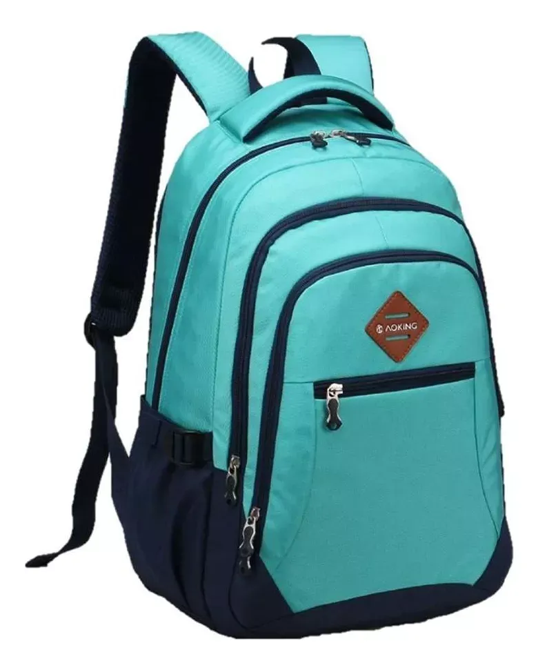 Bolso de Hombre y Mujer Unisex Impermeable Aoking Color Celeste