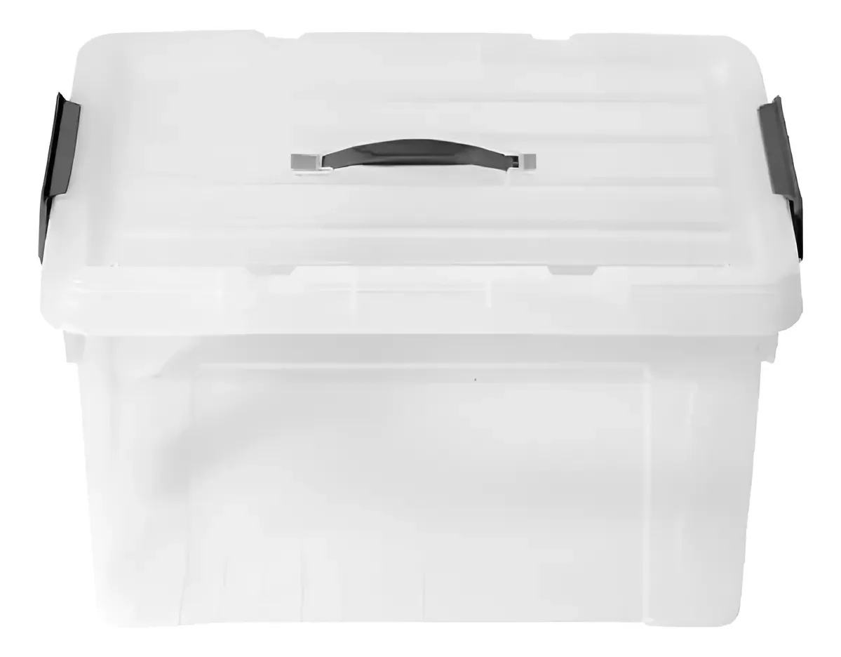 Organizador Multiuso,Caja Plastico Transparente de 50l