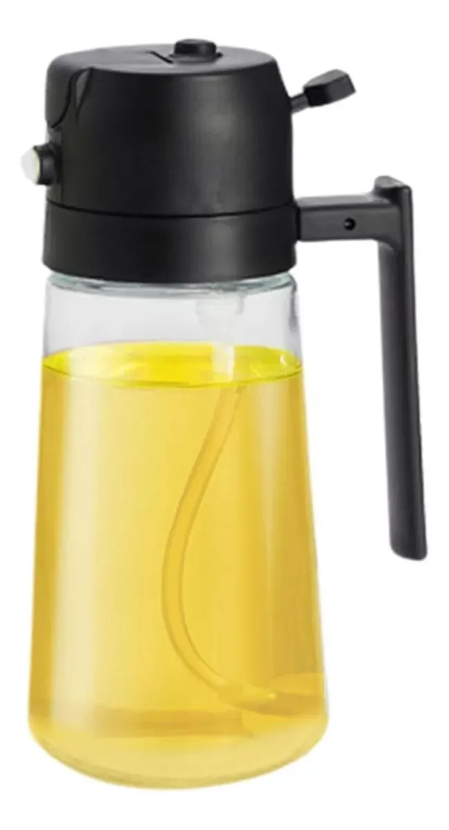 Dispensador De Aceite De 470ml, Botella Rociador Pulverizador