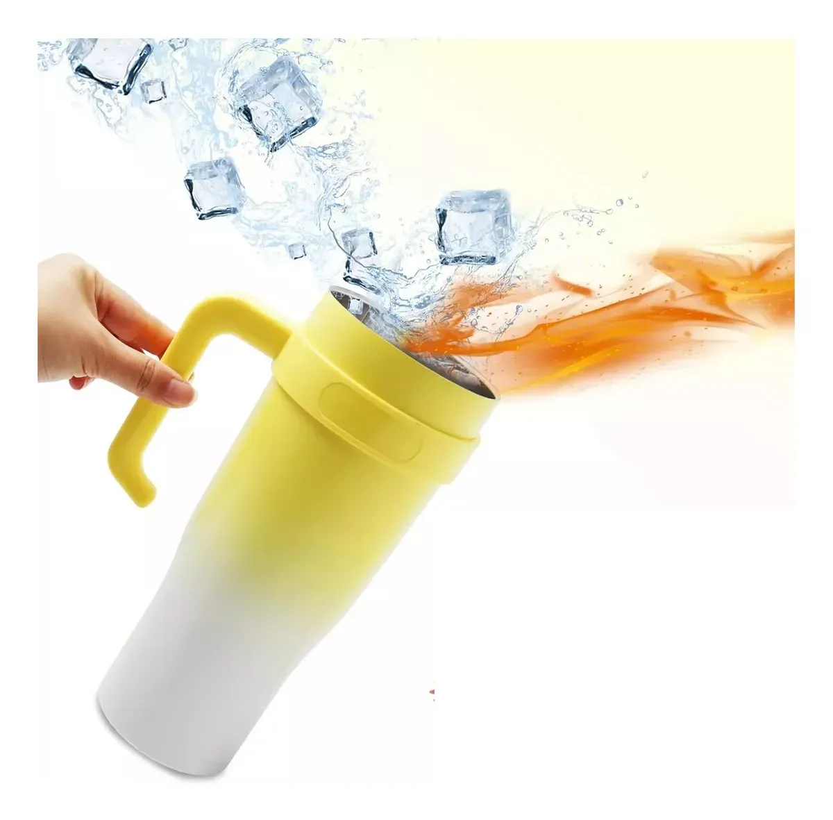 Vaso, Termo Portatil Termico Con Tapa De 1200 Ml Acero Inoxidable