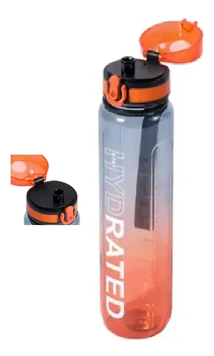 Vaso, Termo Portatil Con Tapa Material Plastico Hydrated Yq-6069