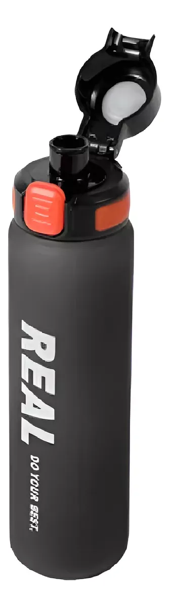 Vaso, Termo Portatil Botella Real Con Tapa Y Material De Plastico Lj-2428