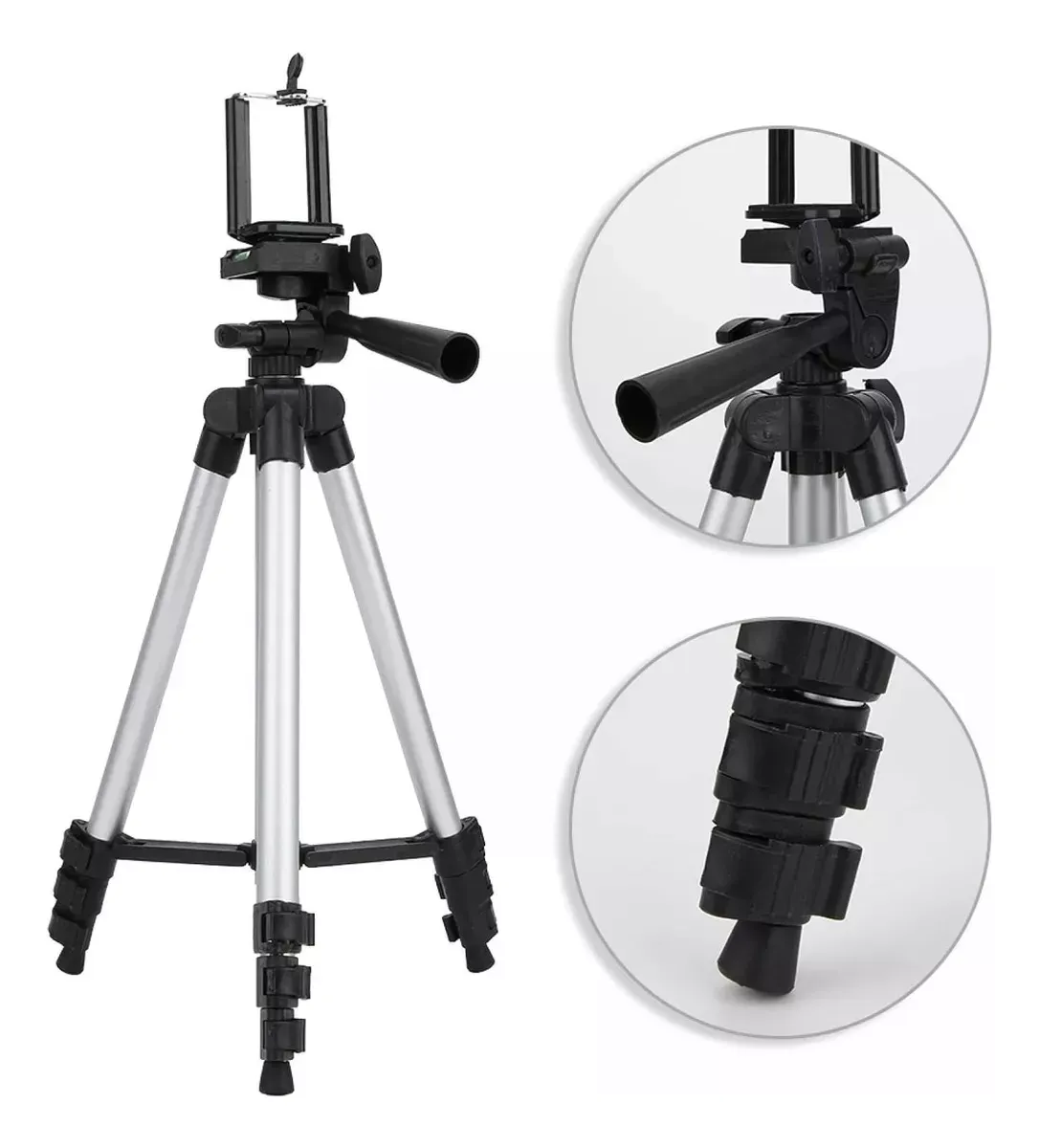 Trípode Profesional  Universal Altura De 35cm A 106cm Multifuncion