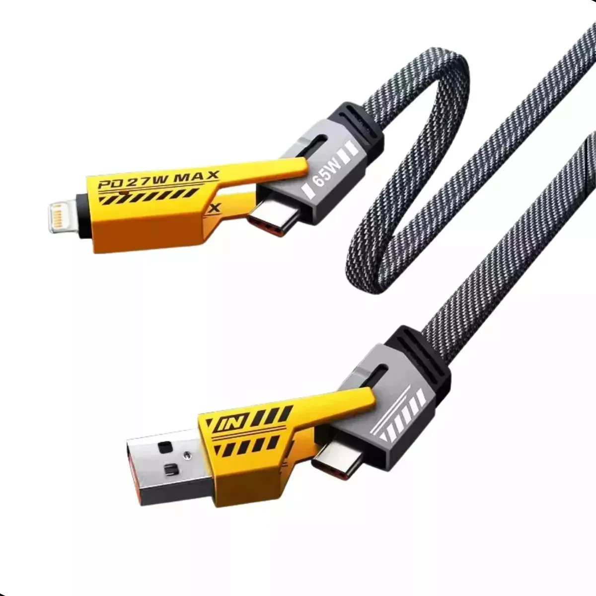 Cable Usb 4 En 1 Carga Rápida Treqa Cable De 1 Metro de Largo