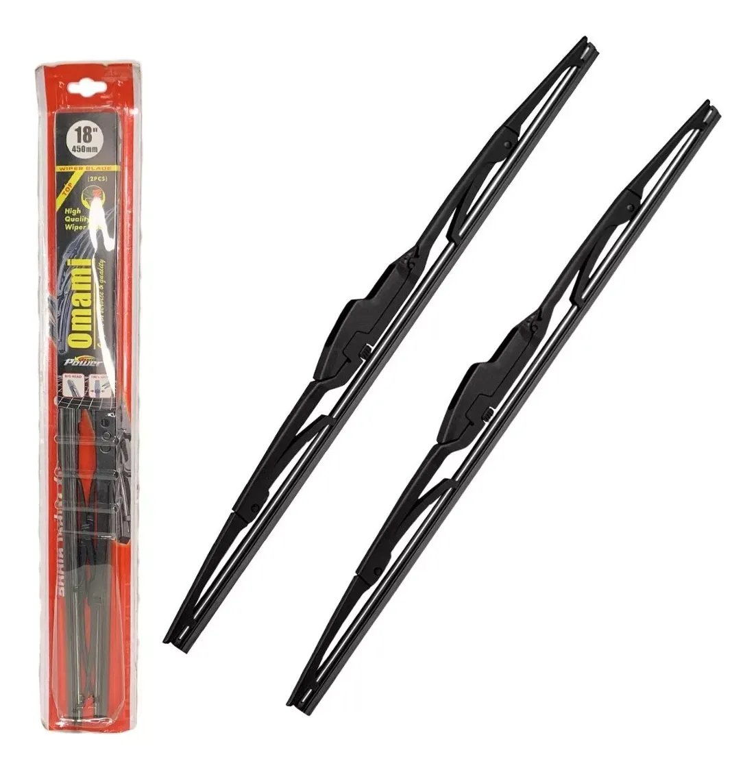 Cepeillo Limpia Parabrisas Escobillas de 45cm (18 pulgads) Universal